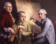 Portrait of Agostino Carlini; Francesco Bartolozzi; Giovanni Battista Cipriani unknow artist